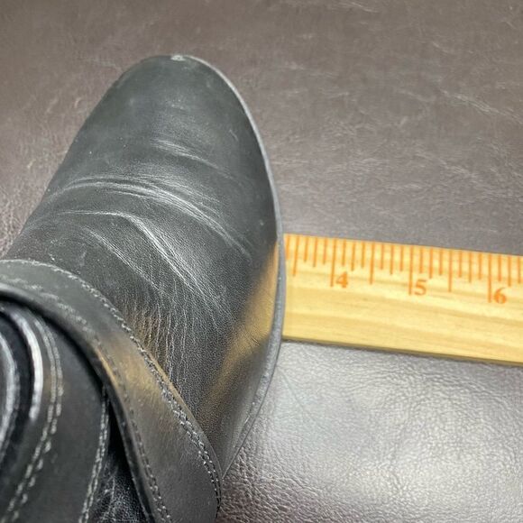 Cole Haan Air Whitley D36038 Black Leather Knee High Women Harness Boots Sz 5.5B - Picture 9 of 9